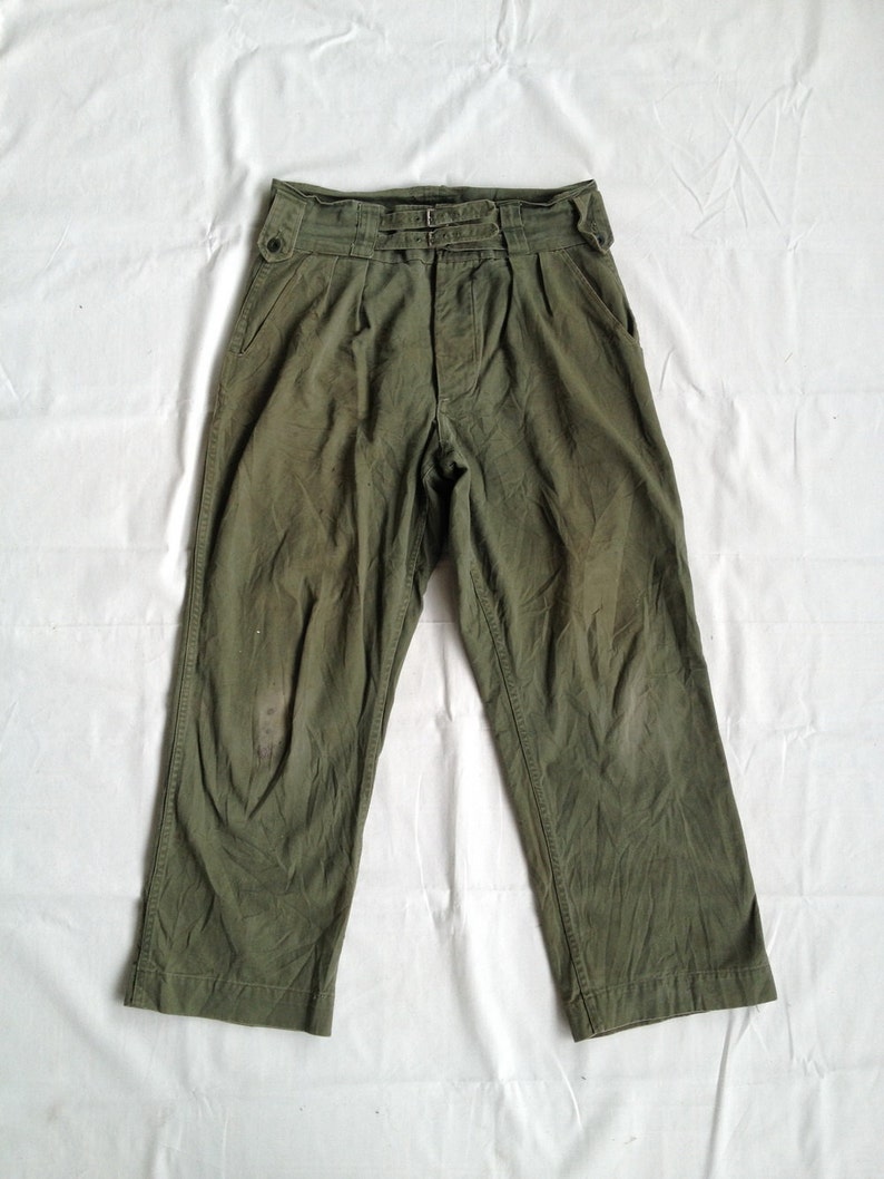 Vintage RARE 40s60s British Army Gurkha Pants Trousers Etsy