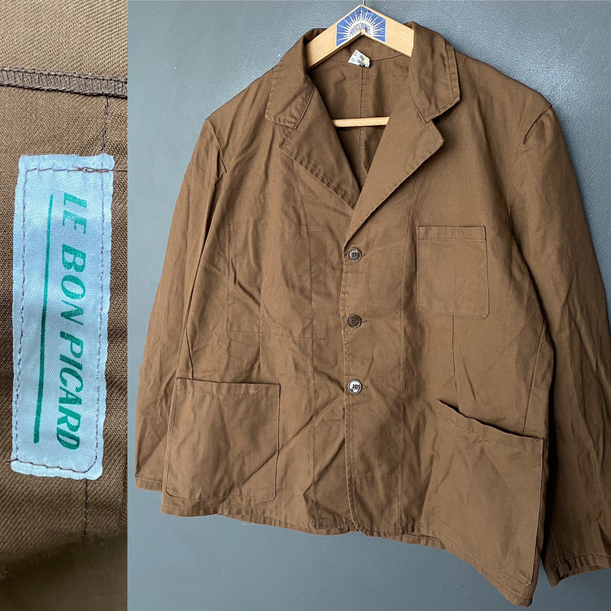 50's フランス ヴィンテージ LE BON PICARD ワークジャケット 50's フランス ヴィンテージ LE BON PICARD ワークジャケット - メルカリ