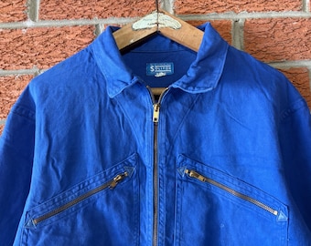 French Cyclist Style Work Jacket, XXL - Etsy