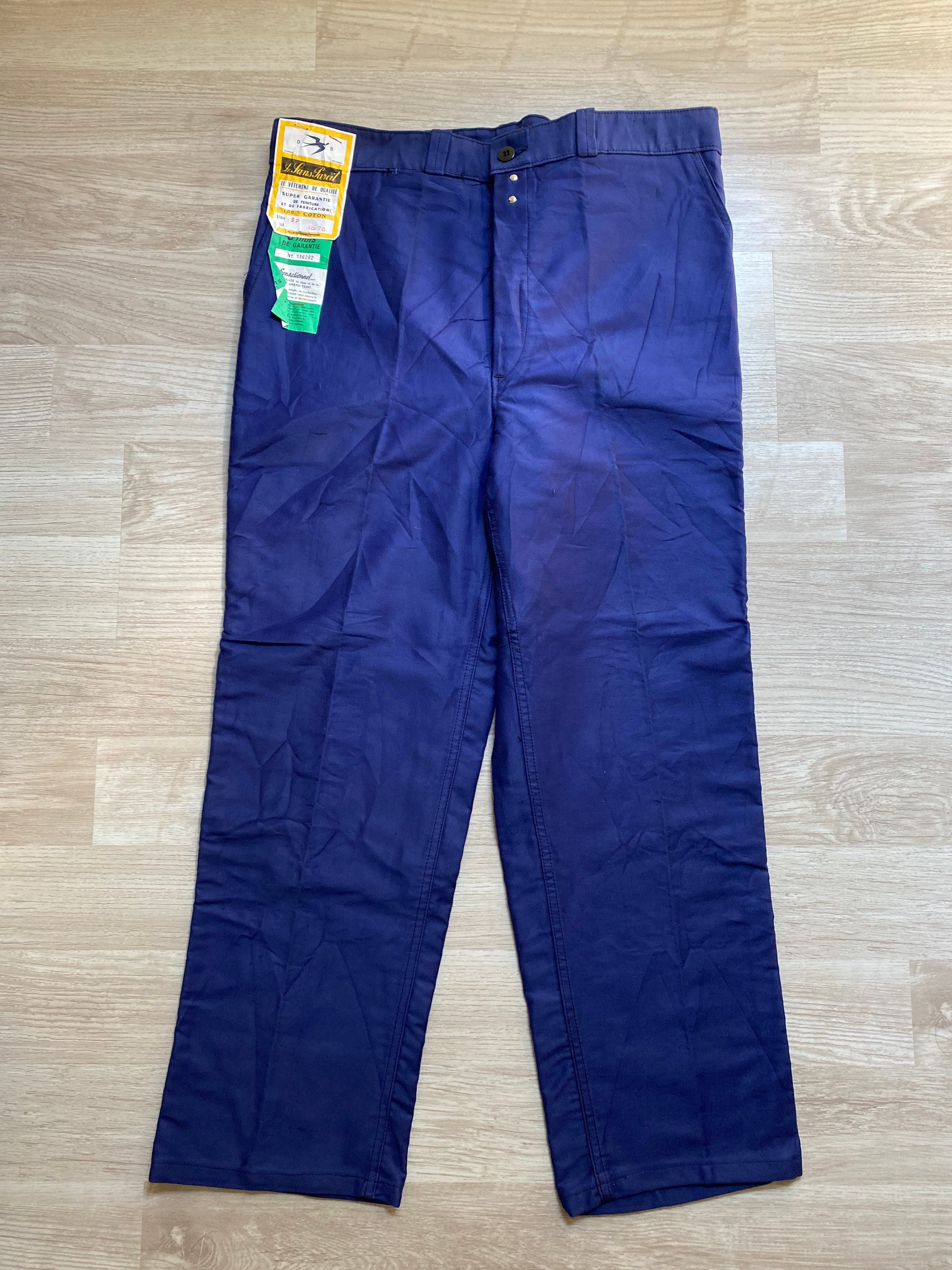 60s French Moleskin Work Pants 'le Sans Pareil' Etsy