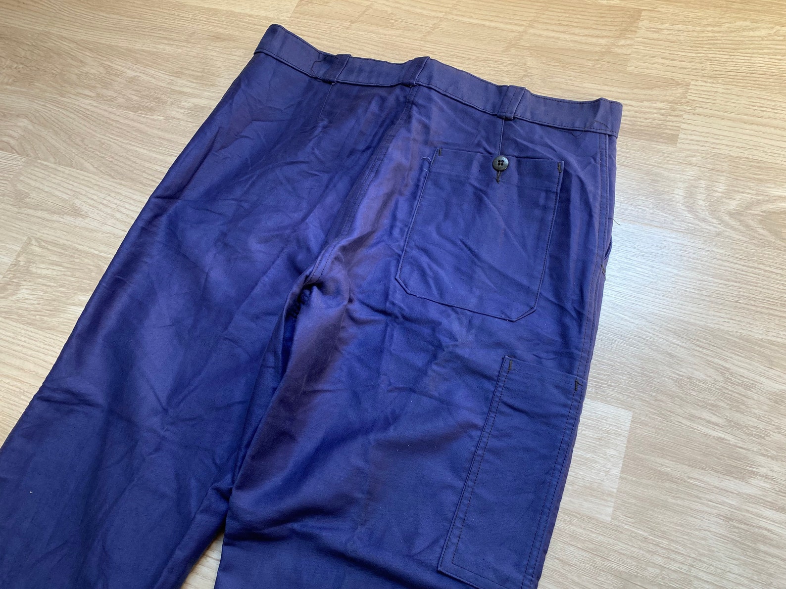 60s French Moleskin Work Pants 'le Sans Pareil' Etsy