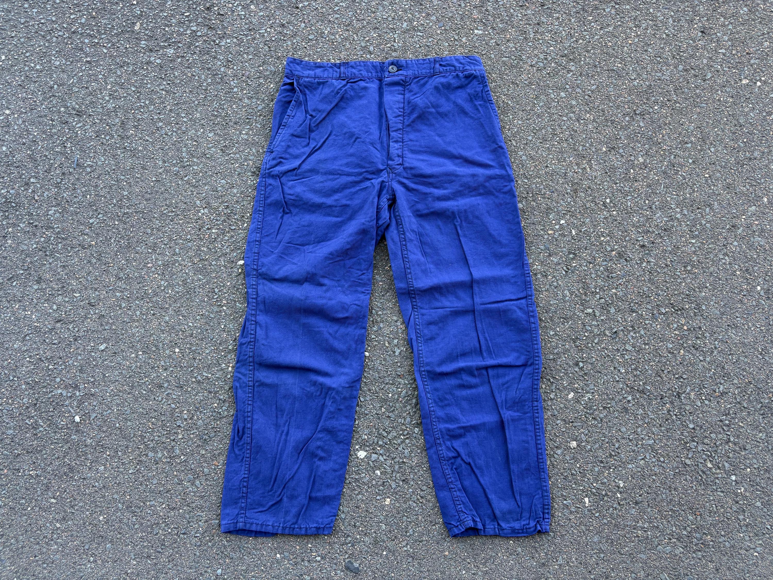 Vintage French Workwear Pants 28 - Etsy
