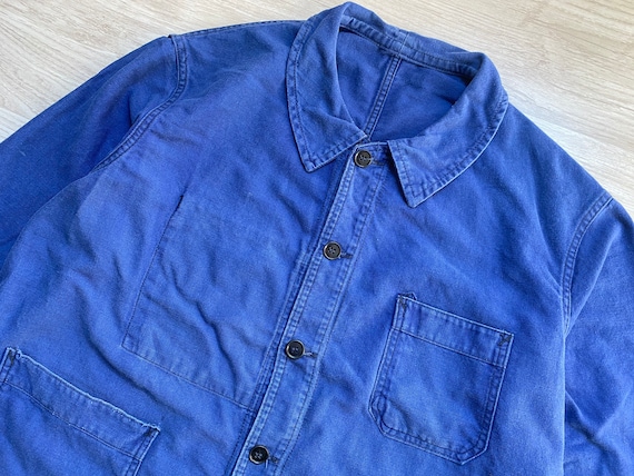 Pit24" FRENCH INDIGO Lightweight Cotton Work Jacke