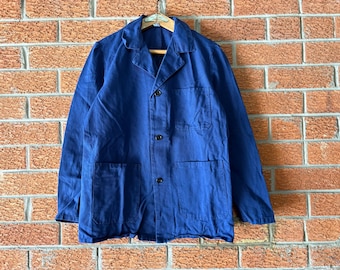 Vintage German KARBA Stripe Work Chore Jacket Rare Workwear