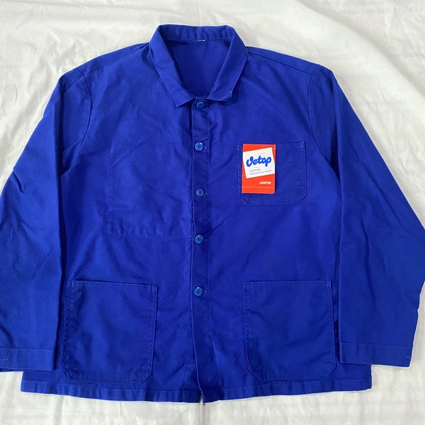 Pit25.5" One-wash FRENCH Work Jacket SANFOR Deadstock Workwear