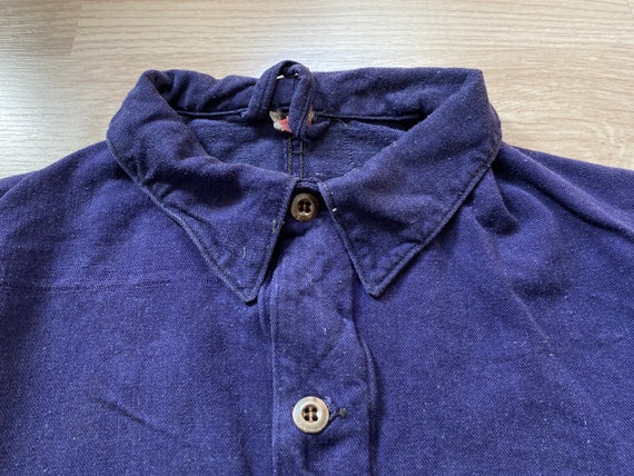 1940s German Indigo Denim Work Jacket LBR Hose Vin