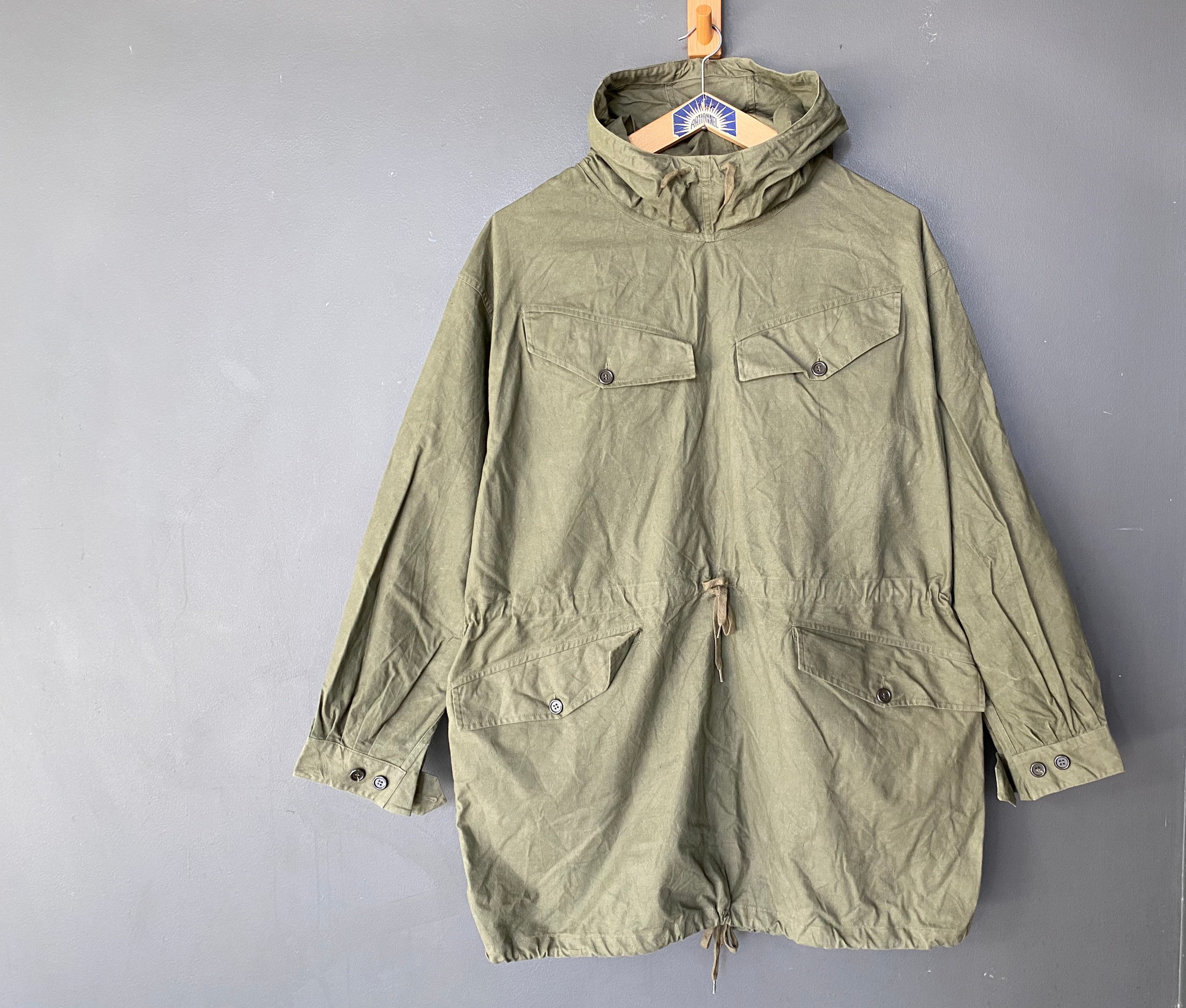 Deadstock 50s French Army Smock Parka Alpine Mountaineering 
