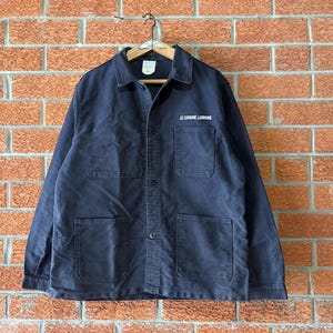 1950's フランス　ビンテージ　モールスキン　ワークジャケット　古着 50s ヴィンテージ フランス モールスキン ワーク ジャケット