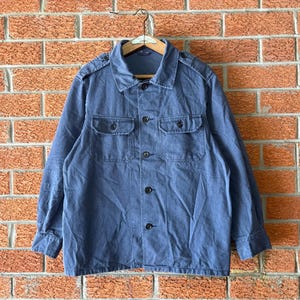 Italian Army Denim Jacket - Etsy