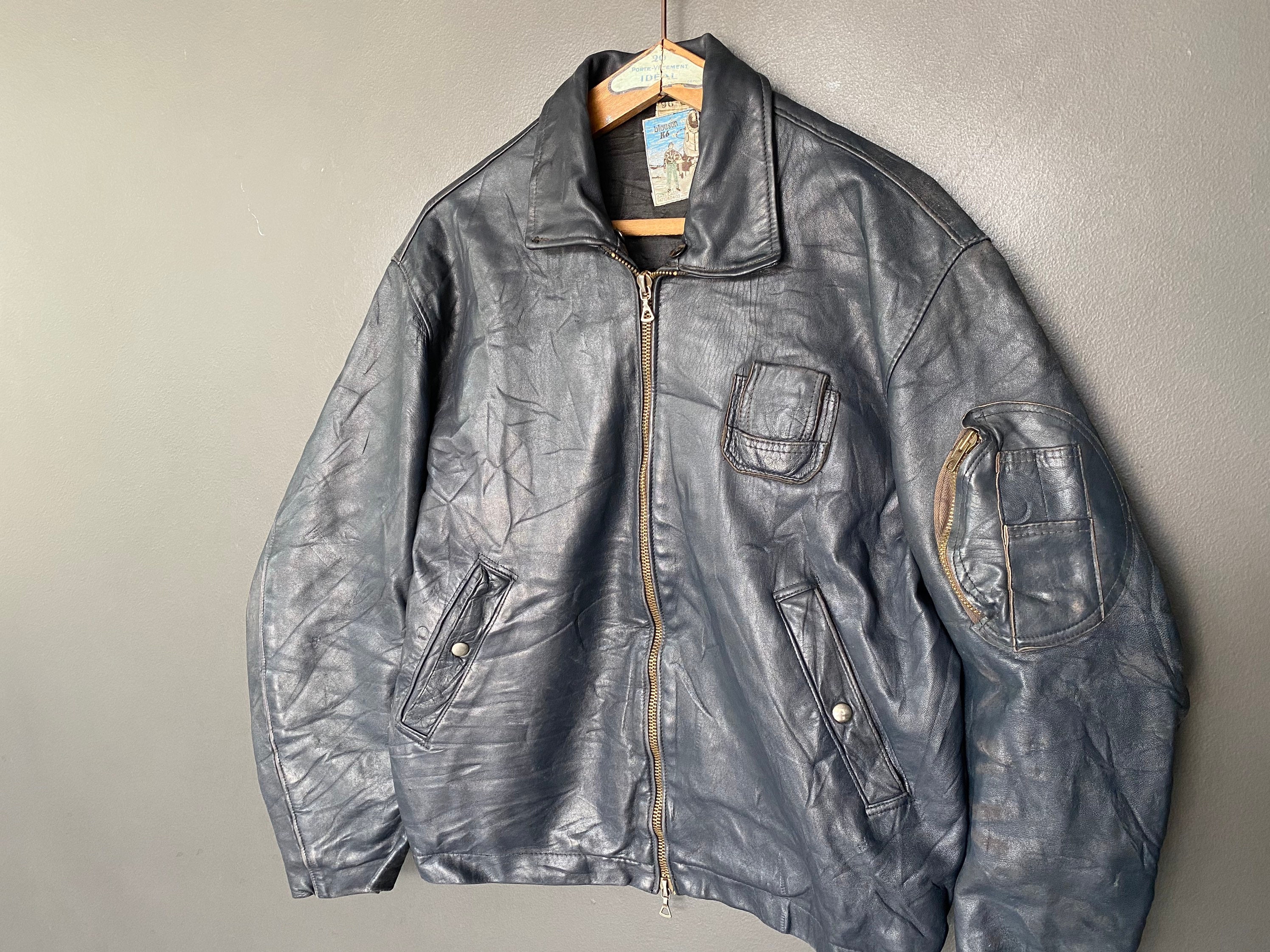 w_a_t_a_r_uFrance製　EXPRESSO   leather blouson