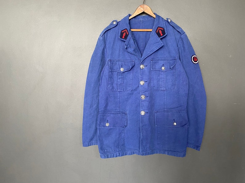 Vintage French Fireman Fire Brigade Uniform Jacket Sapeurs - Etsy