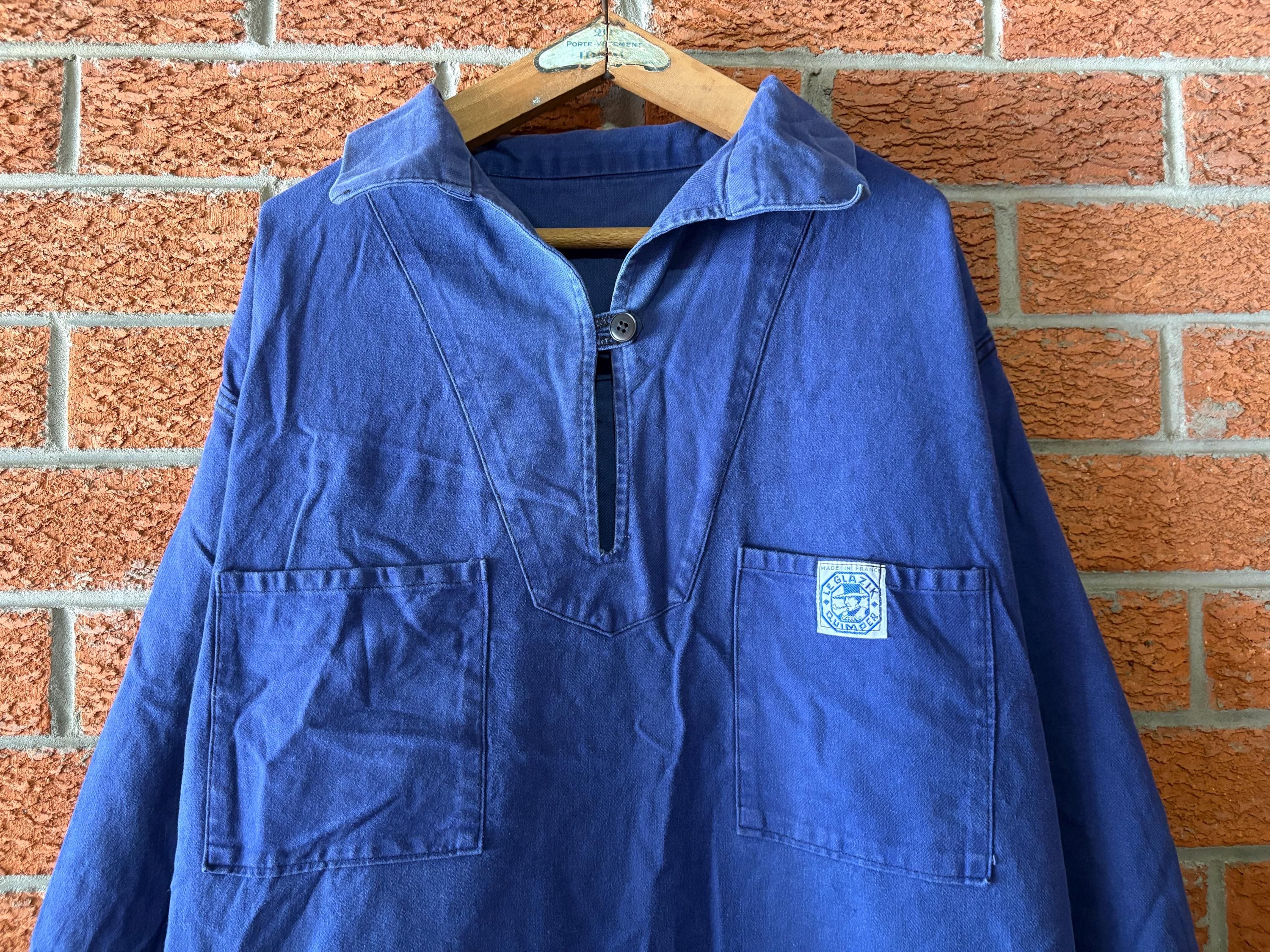 1970s〜1980s VINTAGE FISHERMAN SMOCK The Fisherman's Smock - The Nautical Company