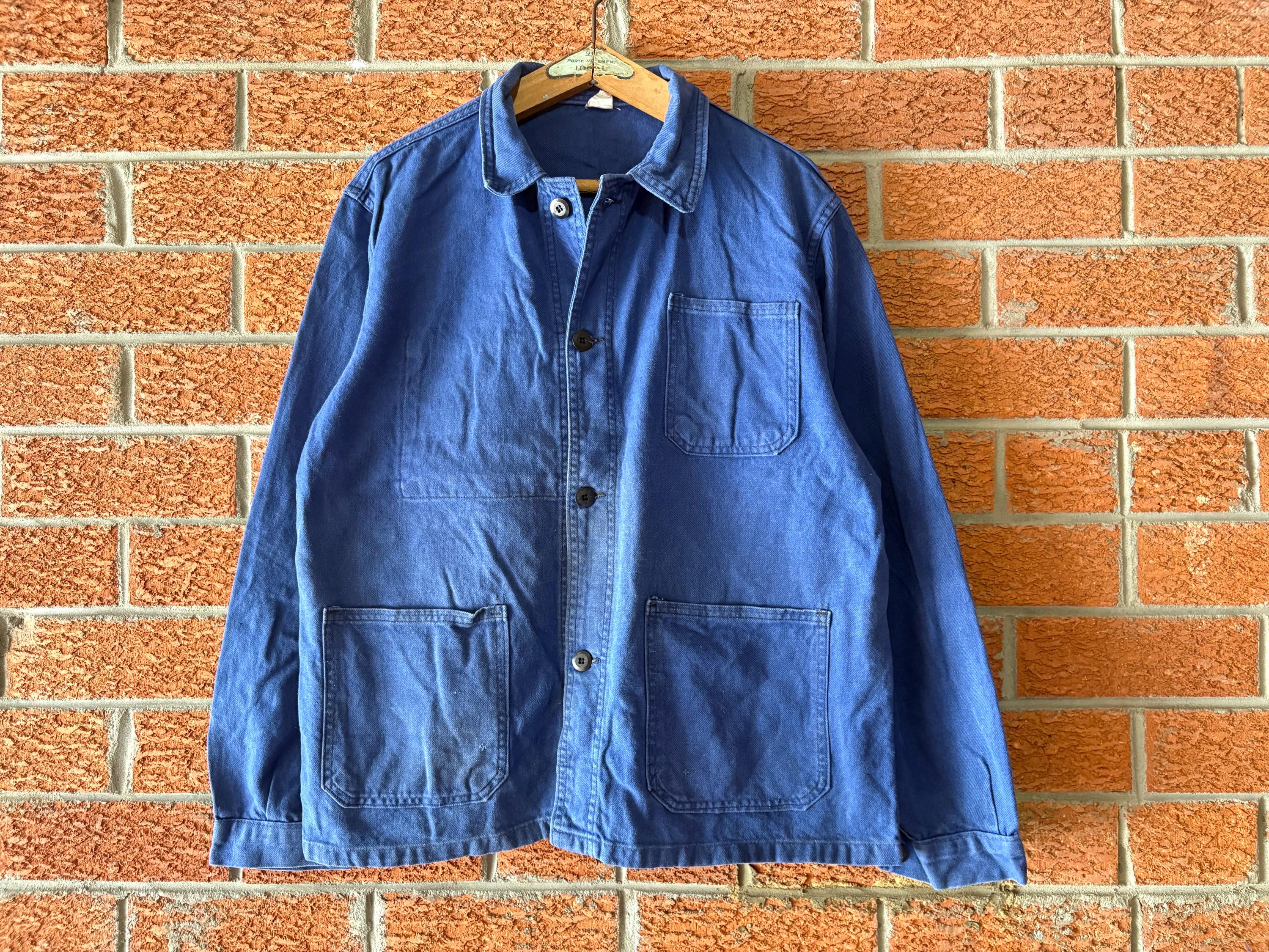 70s EURO VINTAGE FRENCH WORKER ボロジャケット 70s EURO VINTAGE FRENCH WORKER ボロジャケット Vintage 70s