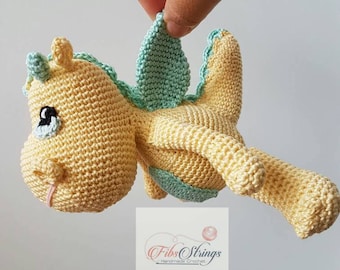 Handmade Crochet Baby Dragon | Soft Dragon Toy