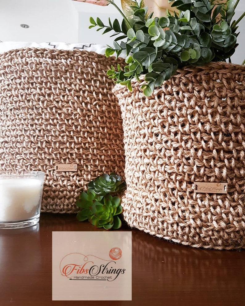 Large Jute Planter Basket Large Jute Basket Pot Plant Jute Etsy