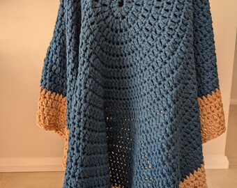 RTS | Handmade Crochet Throw | Baby Afghan | Lap Blanket | Crochet Round Blanket | Crochet Lapghan