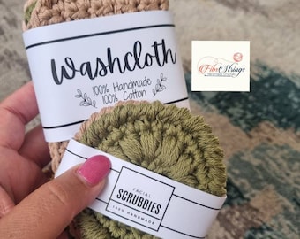 Bundle | Crochet Face Wash Cloth and Scrubbies