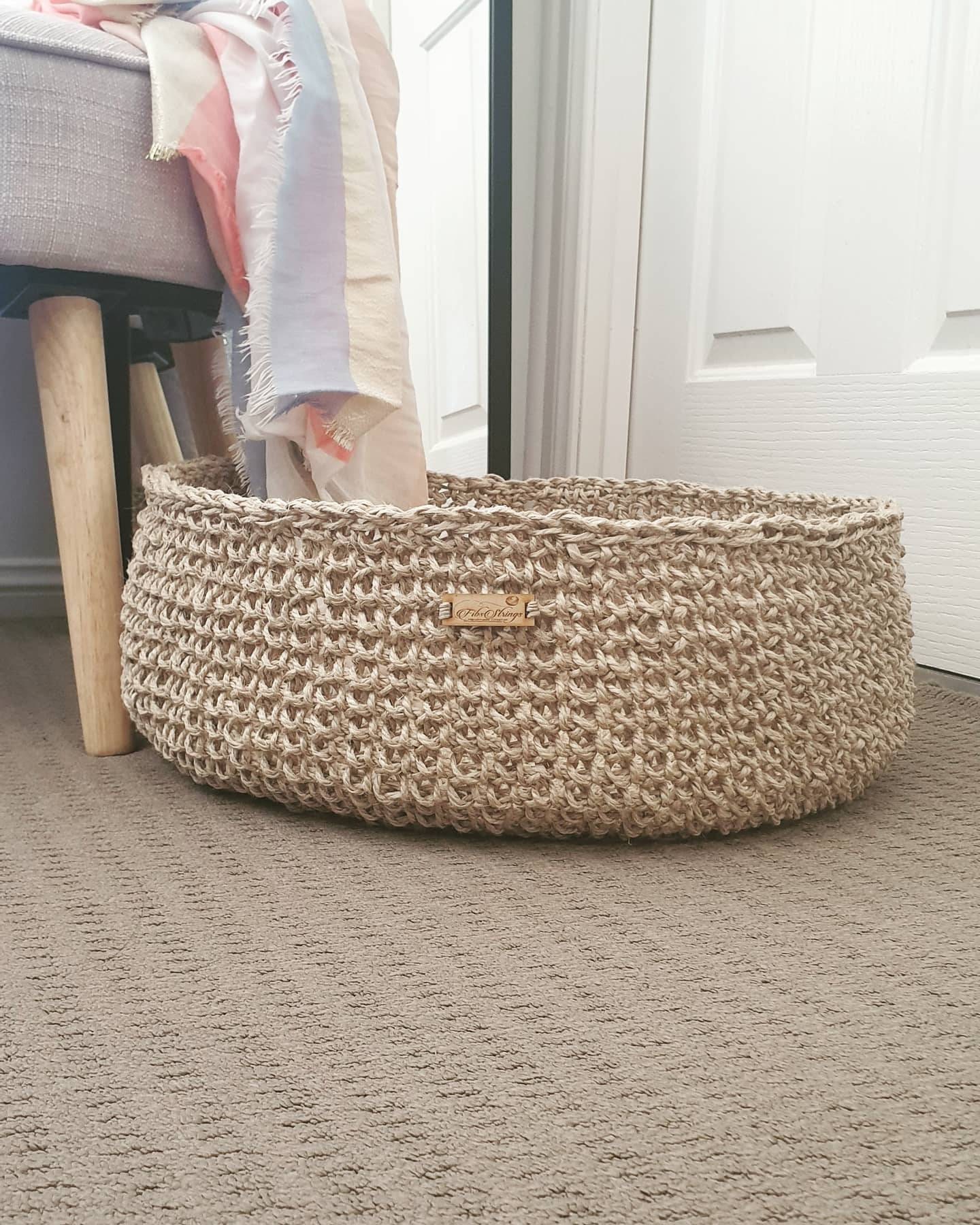 Jumbo Jute Bowl XXL Thick Jute Bowl Large Jute Bowl Etsy