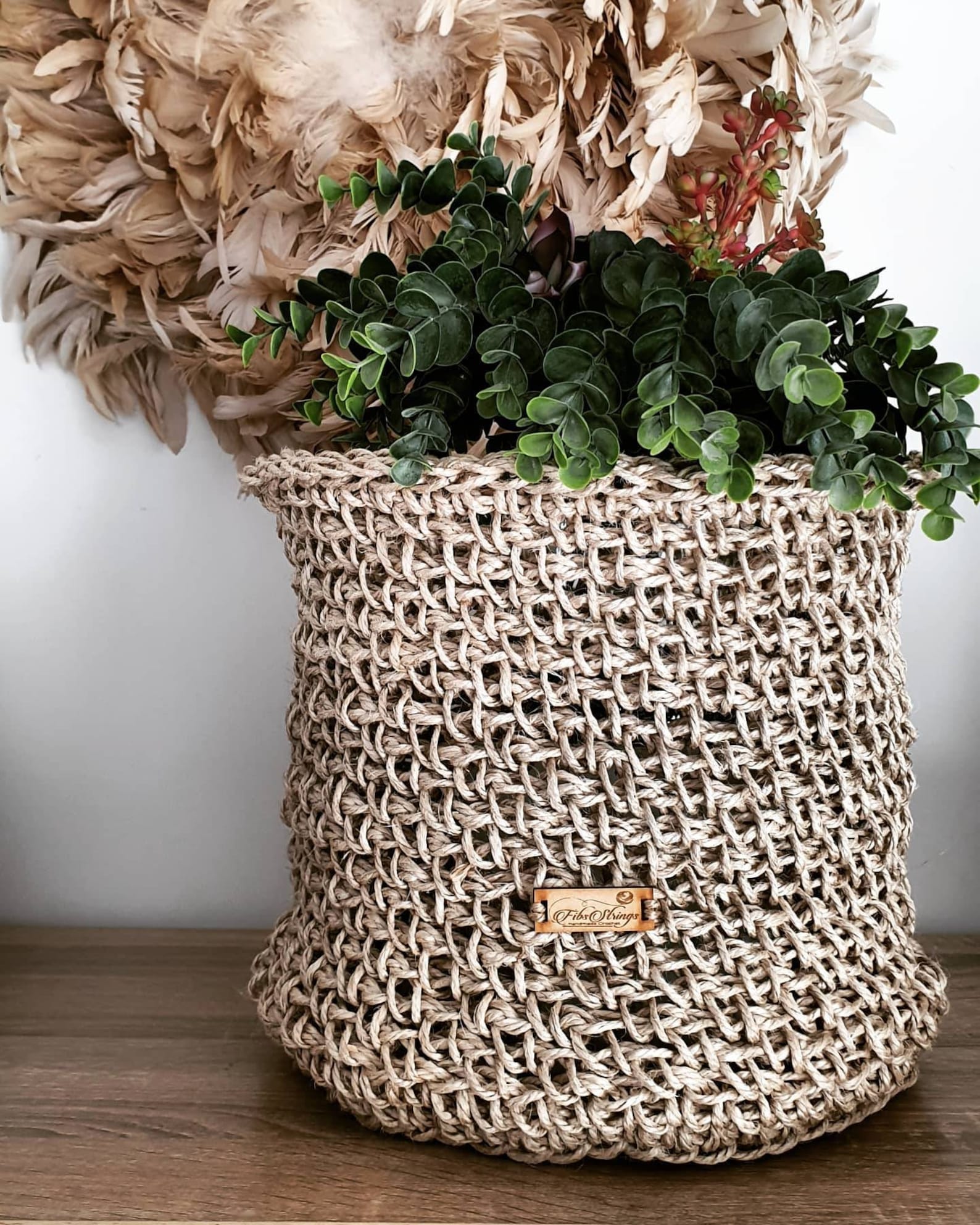 Large Jute Planter Basket Large Jute Basket Pot Plant Jute Etsy