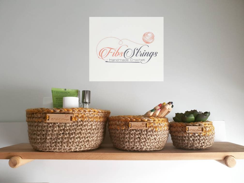 Paniers Imbriqués en Ficelle de Jute - Jeu 3