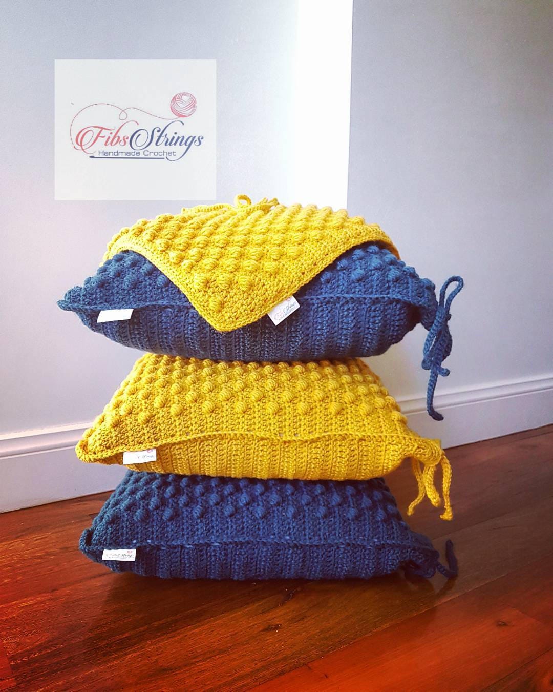 Crochet Bobble Cushions Cushion Cover Only Handmade Etsy