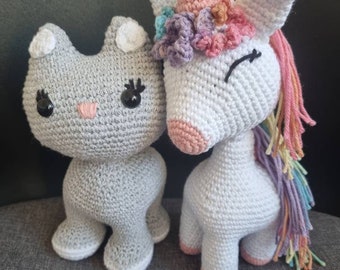 Crochet Toys | Cat | Unicorn | Crochet Amigurumi Animals