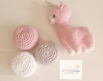 Dollhouse Pouf | Dollhouse Cushions | Dollhouse Soft Furnishings | Miniature Dollhouse Accessories | Handmade Crochet