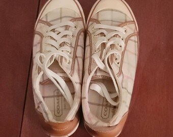 coach plaid sneakers
