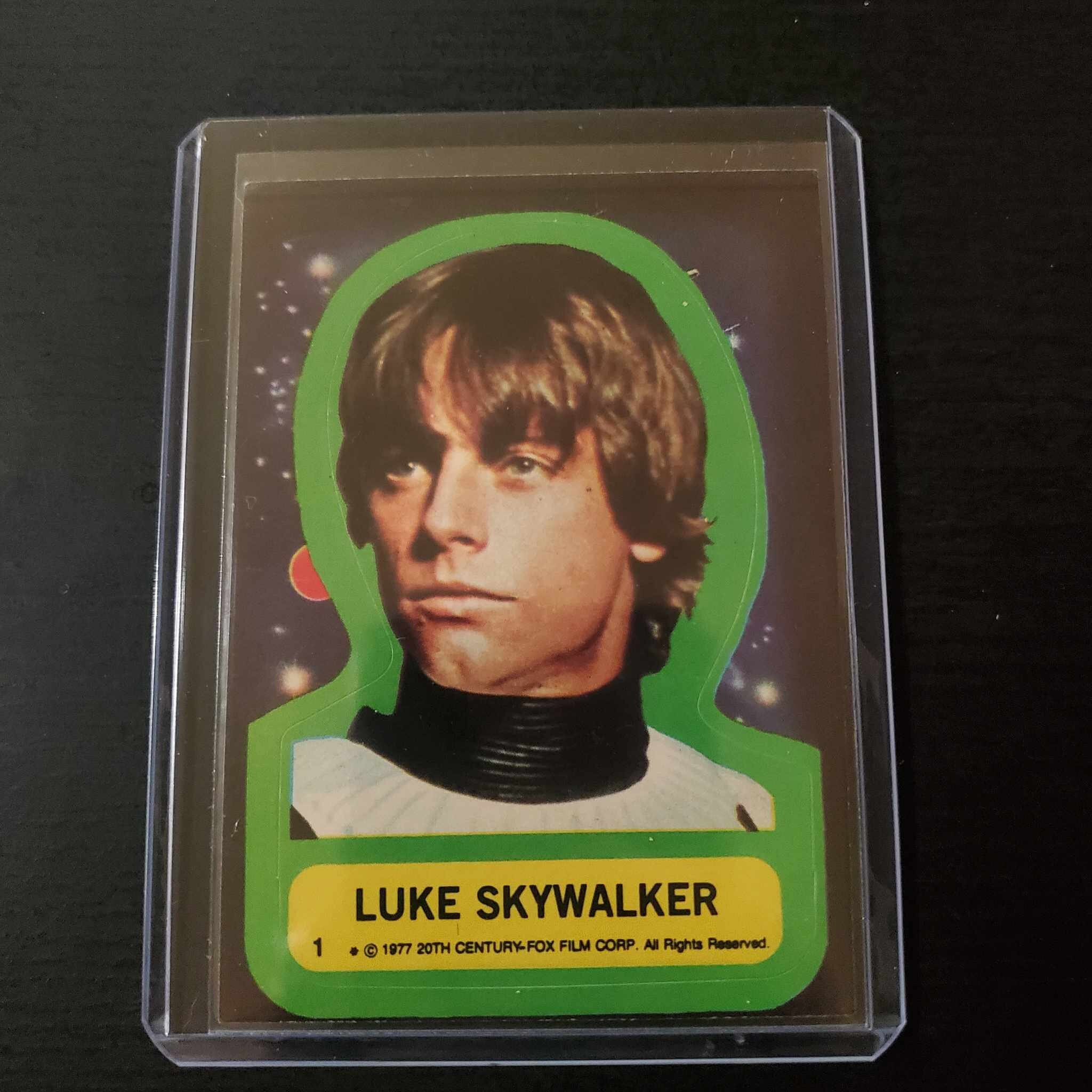 Vintage 1977 Star Wars Sticker Card – Darth Vader, Han Solo - Etsy