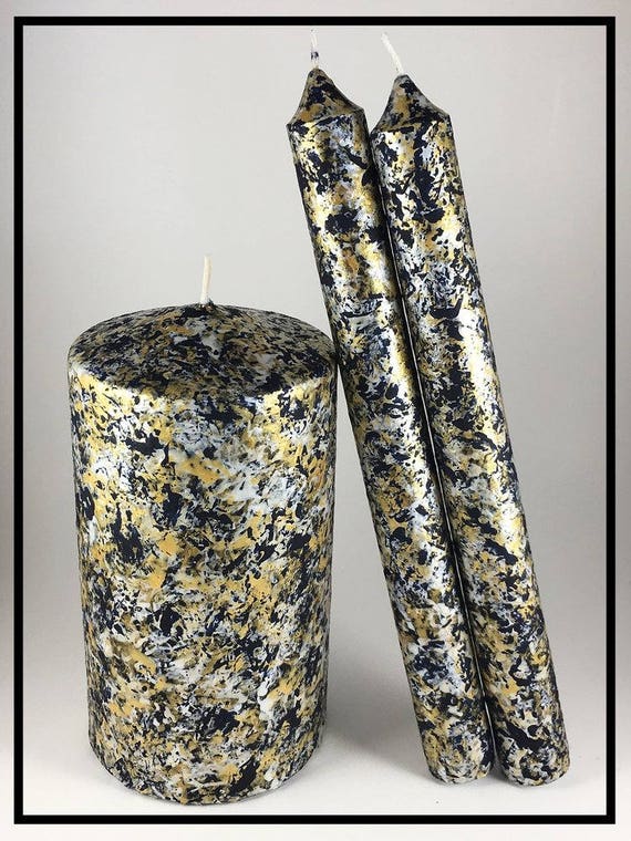 Taper Candles Pillar Candles Table Decorations Unique Etsy
