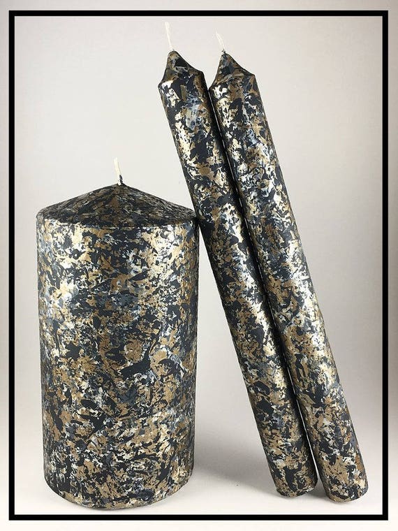 Unique Candles Pillar Candles Taper Candles Table Etsy