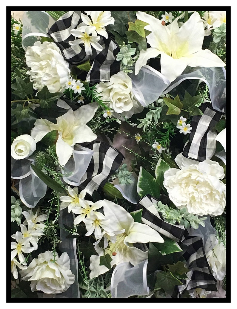 Year Round Wreath Farmhouse Wreath Large Summer Wreaths For Front Door Wreath Elegant Floral Wreath Everyday Wreath All Season Wreath