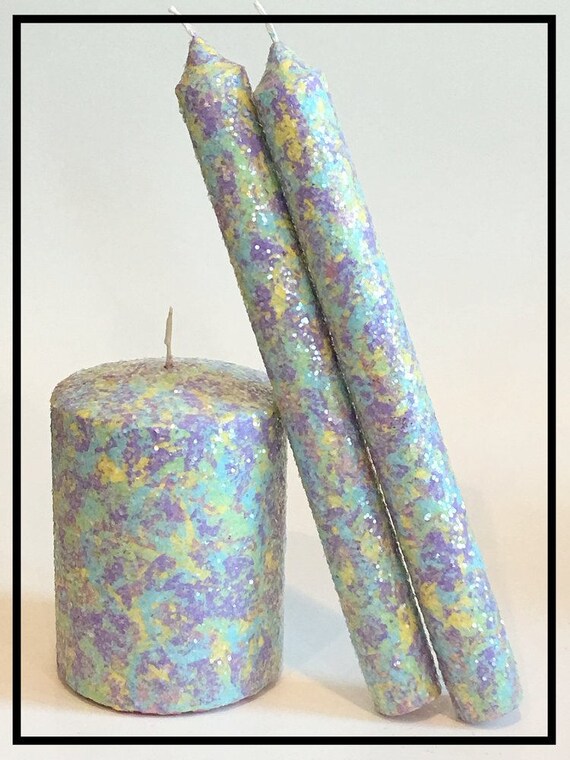 Unique Easter Candles Pillar Candles Taper Candles Easter Etsy