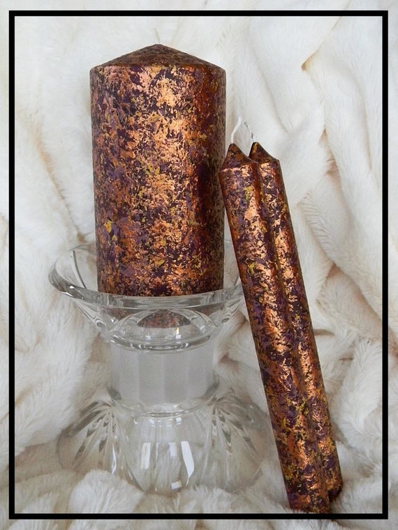Fall Candles Taper Candles Pillar Candles Autumn Candle Etsy