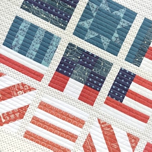 American Flag Quilt Pattern: Old Glory Wall Hanging (PDF Pattern)