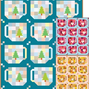 PATCHWORK MUGS_ digital quilt pattern