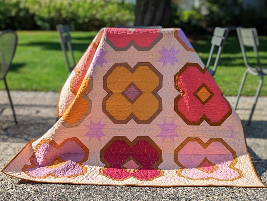 FALL BLOOMING _ DIGITAL Quilt Pattern - Etsy