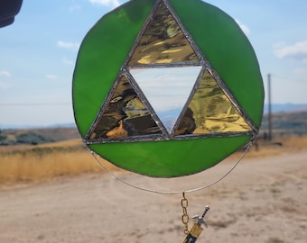 Vidriera Triforce de LoZ