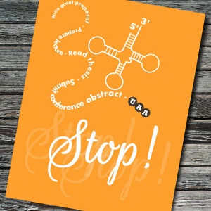 Départ à la retraite Stop Codon carte | Biologie moléculaire, chimie, ARN, Tarn, UAA, protéine | Professeur, enseignant, chercheur, collègue