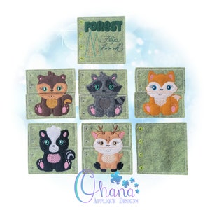 Forest Flip Book In The Hoop Machine Embroidery Design