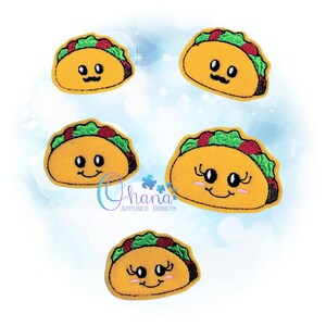 Taco Feltie In The Hoop Machine Embroidery Design