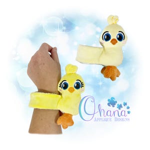Chick Slap Bracelet Buddy In The Hoop Machine Embroidery Design