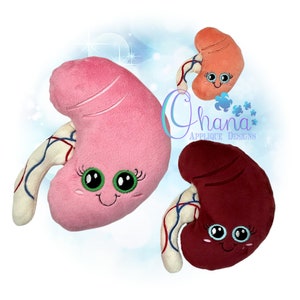 Kidney Stuffie In The Hoop, Maschinenstickdatei