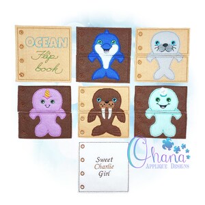 Ocean Flip Book In The Hoop Machine Embroidery Design