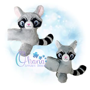Raccoon Slap Bracelet Buddy In The Hoop Machine Embroidery Design