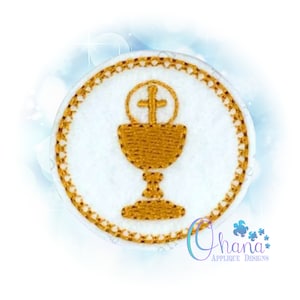 First Communion  Feltie machine embroidery in the hoop design ITH