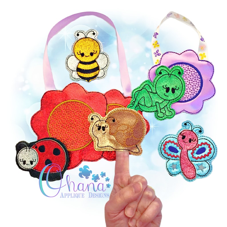 Puppet Spring Fist Spring Buggies Finger Puppets in the Hoop Machine Embroidery Design - Etsy