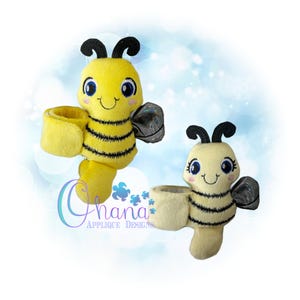 Bee Slap Bracelet Buddy In The Hoop Machine Embroidery Design