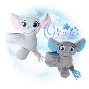 Elephant Slap Bracelet Buddy In The Hoop Machine Embroidery Design