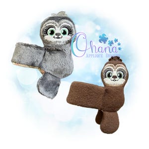 Sloth Slap Bracelet Buddy In The Hoop Machine Embroidery Design